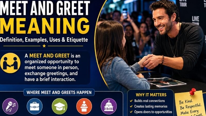 meet and greet meaning